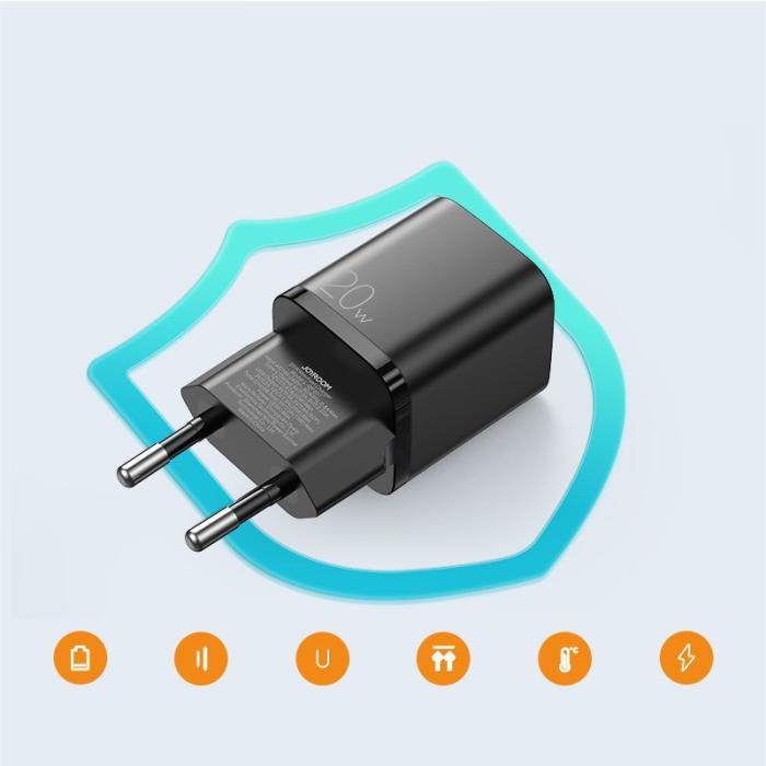 UTGATT - Joyroom - L-QP207 2-Port Network Charger 20w - Svart