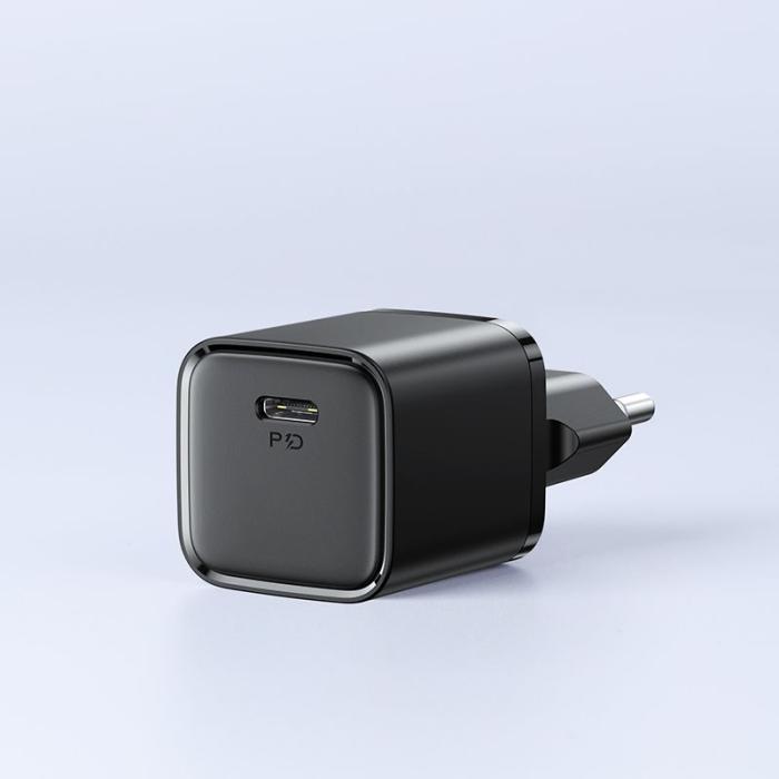 Joyroom - Joyroom Snabb väggladdare USB Typ-C 20W PD QC 3.0 AFC - Svart