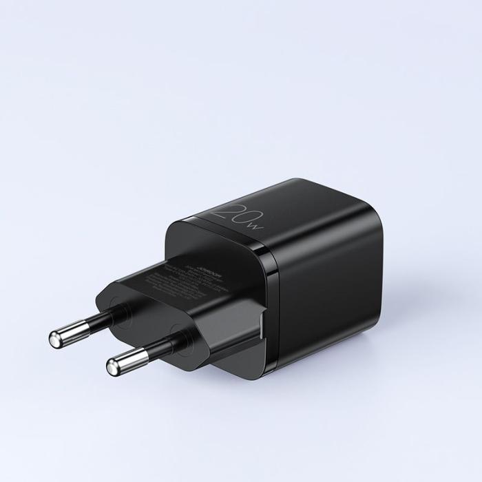 Joyroom - Joyroom Snabb väggladdare USB Typ-C 20W PD QC 3.0 AFC - Svart