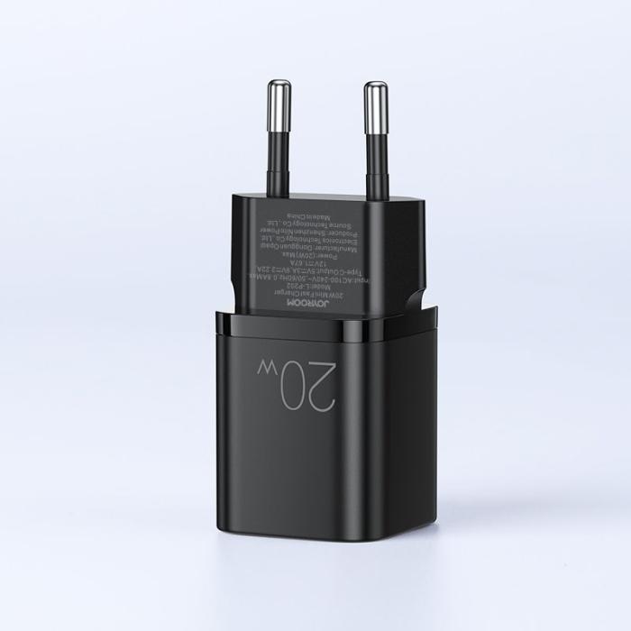 Joyroom - Joyroom Snabb väggladdare USB Typ-C 20W PD QC 3.0 AFC - Svart
