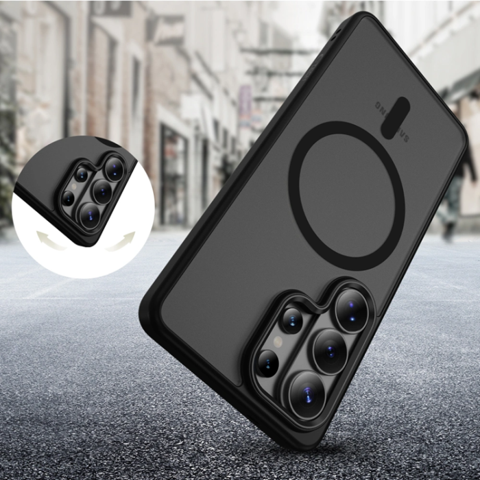 Tech-Protect - Tech-Protect Mobilskal För Galaxy S26 Ultra Magsafe Magmat - Matt Svart