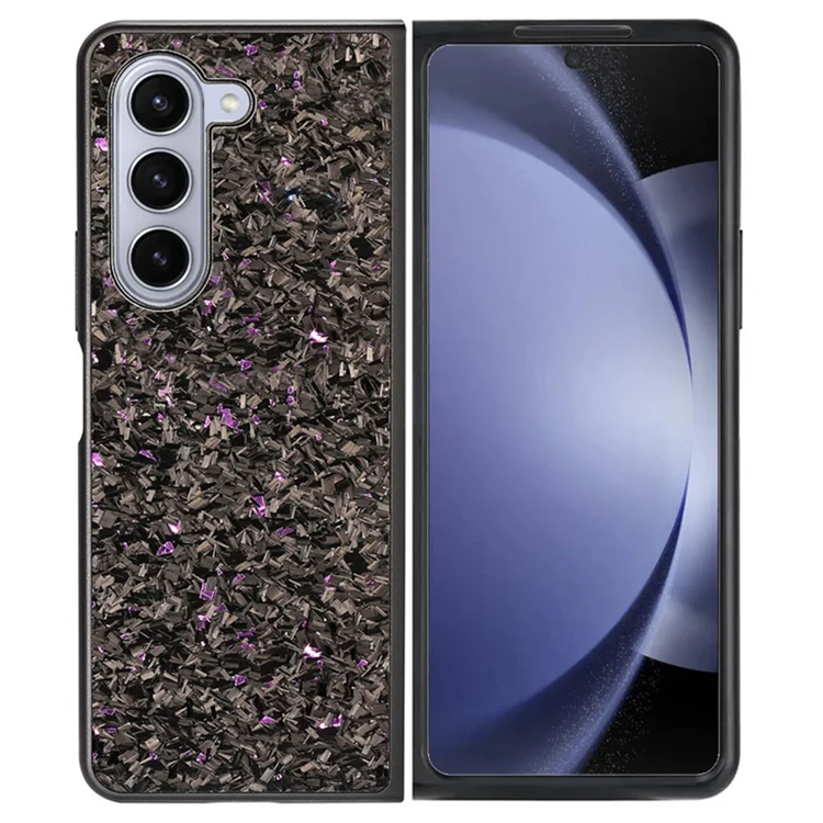 Galaxy Z Fold 5 5G Mobilskal Aramid Fiber Forged Texture - Lila | 2353 | AlltMobil
