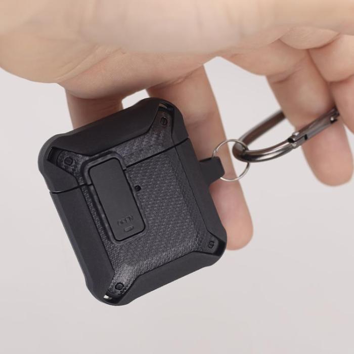OEM - AirPods 1/2 Skal Nitro - Svart
