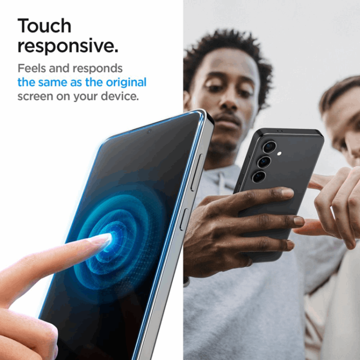 Spigen - [2-Pack] Spigen Galaxy S24/S25 Härdat glas Skärmskydd EZ-Fit