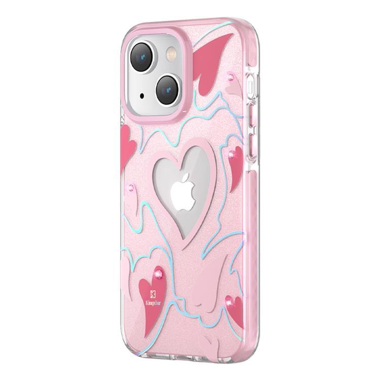 Kingxbar iPhone 14 Plus Skal Heart Star - Pink Heart | 2353 | AlltMobil