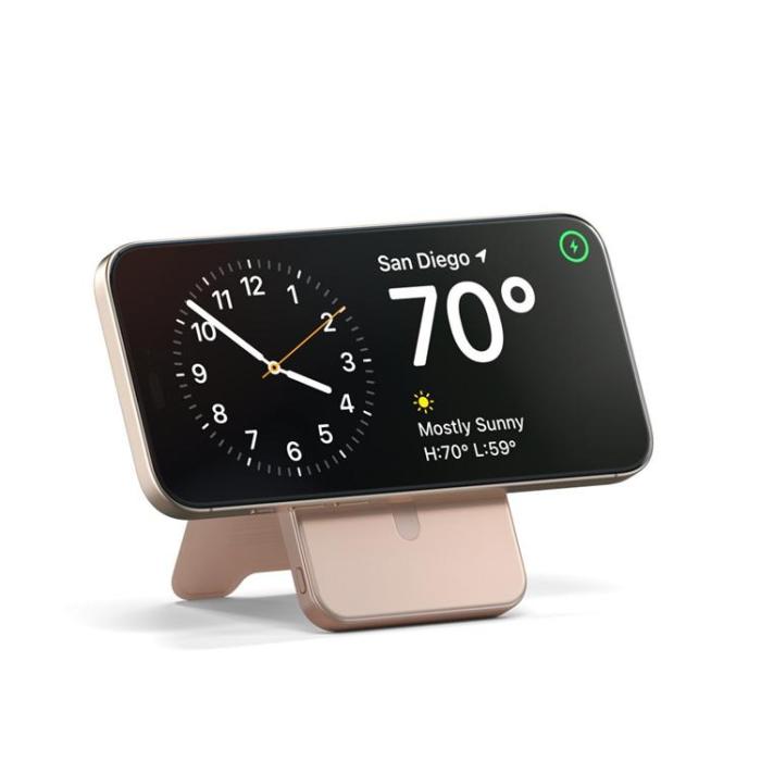 Satechi - Satechi Qi2 MagSafe Powerbank 5000mAh med Stativ - Desert Rose
