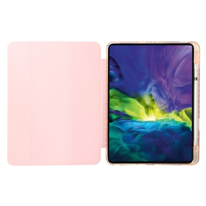 OEM - iPad Pro 12.9 (2018/2020/2021/2022) Fodral Med Pennfack - Rosa
