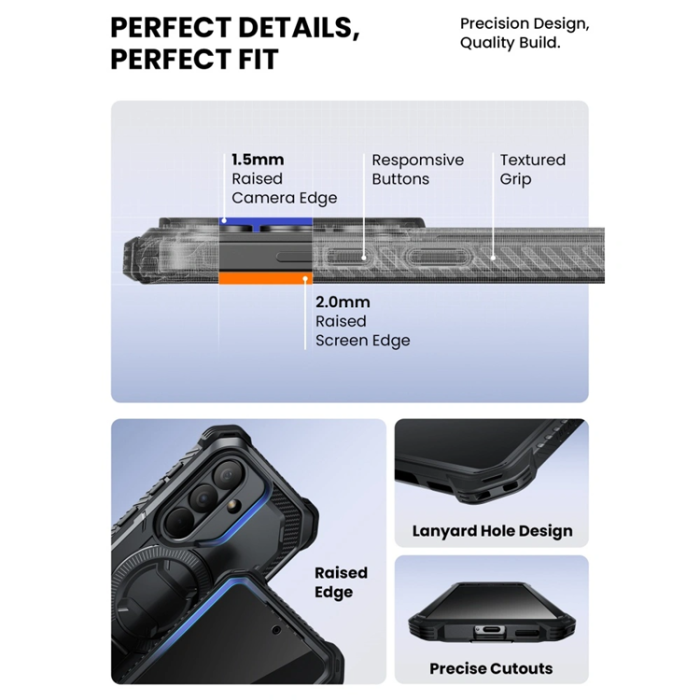 SupCase - SupCase Mobilskal För Galaxy S26 Magsafe IBLSN Armorbox - Svart