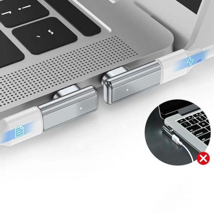 Beline - Beline Magnestisk Adapter USB-C - Silver