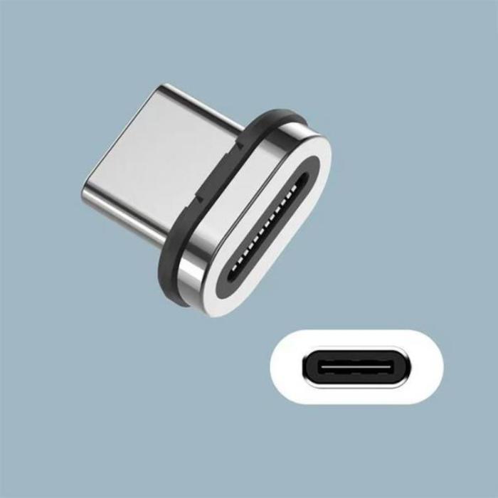 Beline - Beline Magnestisk Adapter USB-C - Silver