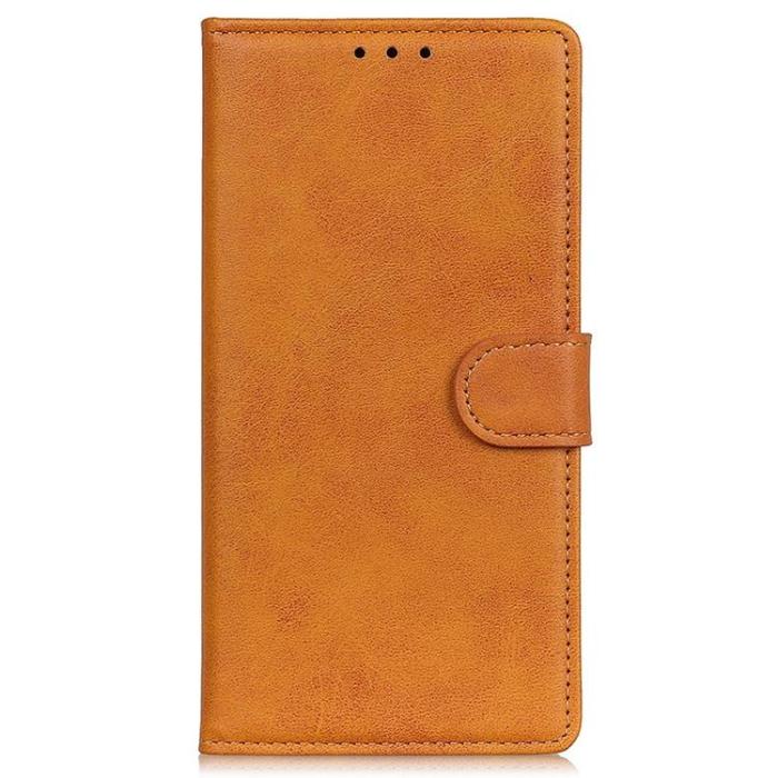 A-One Brand - Galaxy Xcover 6 Pro Plånboksfodral PU Läder - Brun