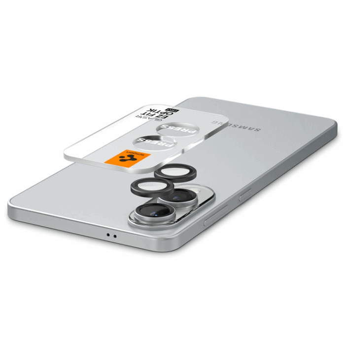 Spigen - [2-Pack] Spigen Galaxy S25 Edge Kameralinsskydd Härdat glas EZ Fit