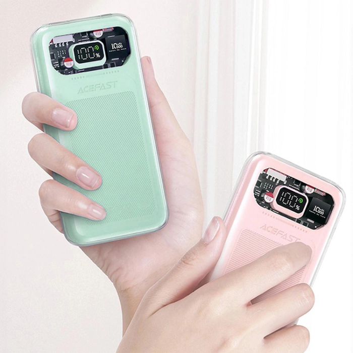 Acefast - Acefast Powerbank 10000mAh 30W Sparkling Series M1 - Grön