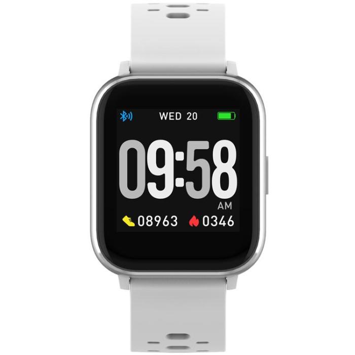 Denver - DENVER Smart Watch med Temp, Syre och Hjärtfrekvens - Vit