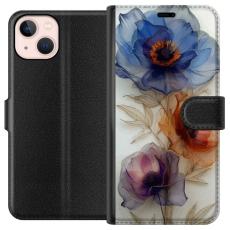 iSecrets - Plånboksfodral till Apple iPhone 13 med Silkesblommor