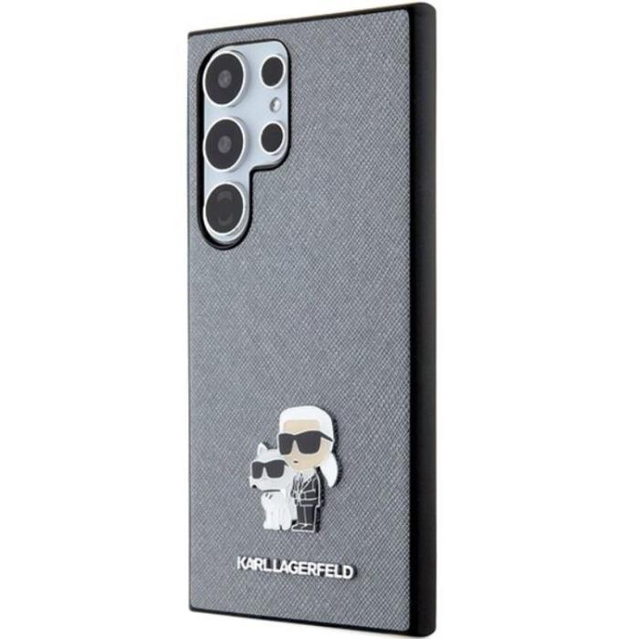 KARL LAGERFELD - Karl Lagerfeld Galaxy S24 Ultra Mobilskal Saffiano Metal Pin