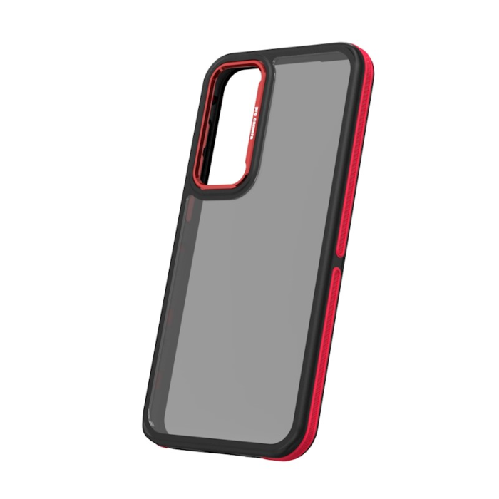 OEM - Galaxy A16 Mobilskal Crystal Black - Röd