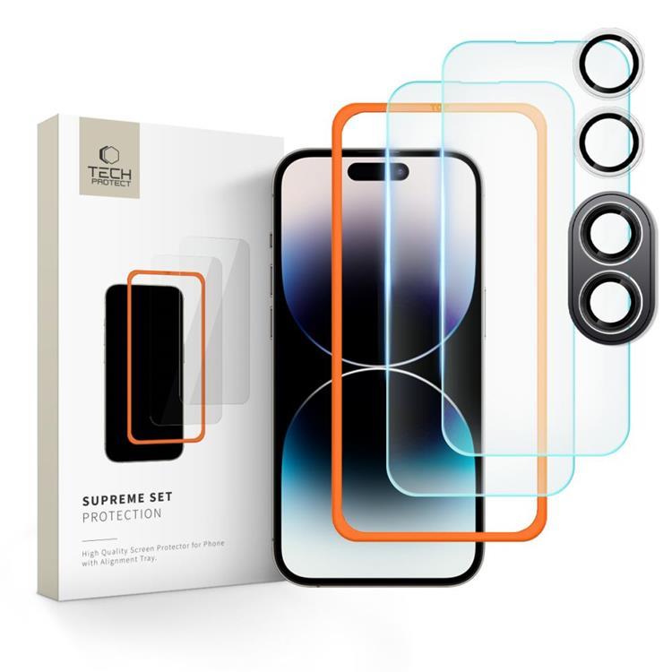 Tech-Protect [3-Pack] iPhone 16 Härdat Glas Skärmskydd Supreme | 5468 | AlltMobil