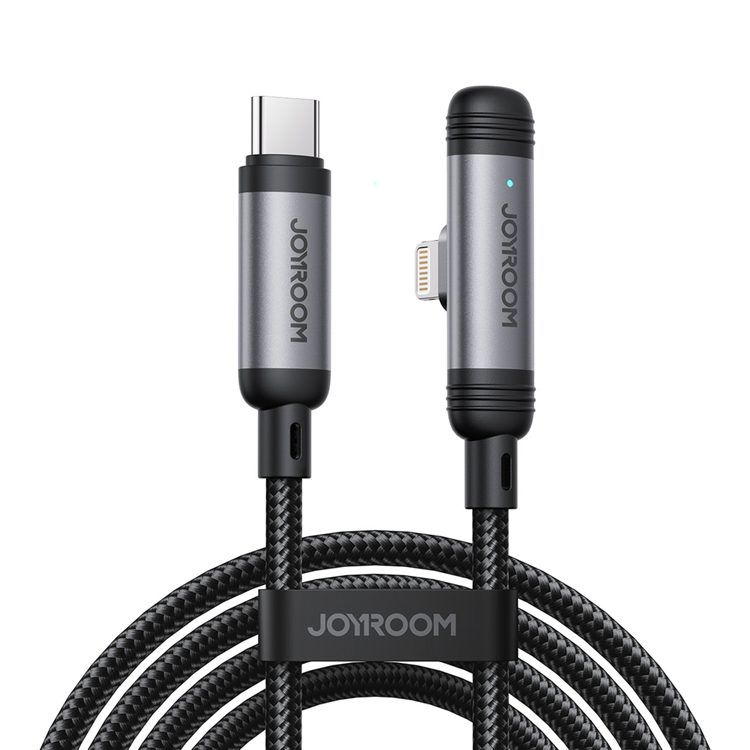 Joyroom USB-C - Lightning 30W Kabel 1.2m Series 90° - Svart | 3541 | AlltMobil