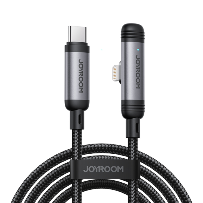 Joyroom - Joyroom USB-C - Lightning 30W Kabel 1.2m Series 90° - Svart