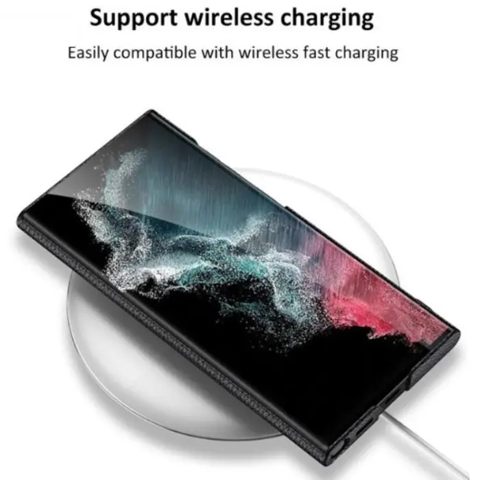 GKK - GKK Galaxy S23 Ultra Mobilskal Kickstand PU-Läder - Svart