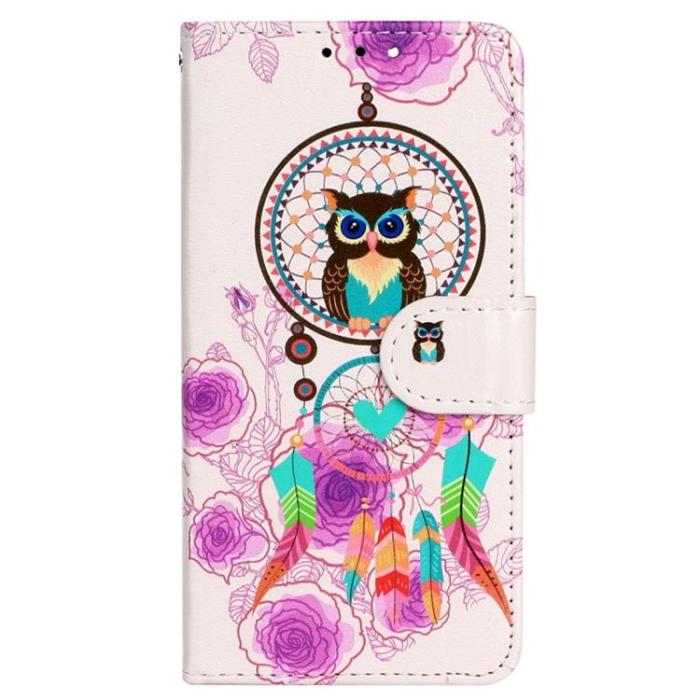 OEM - iPhone 14 Pro Plånboksfodral Folio Flip - Owl Chime