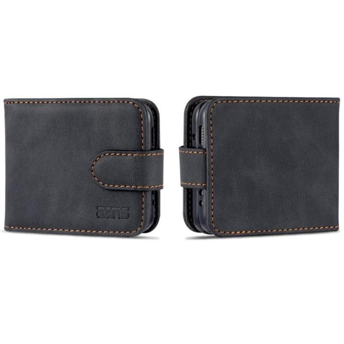 AZNS - AZNS Galaxy Z Flip 4 Plånboksfodral Flipping Magnetic - Svart