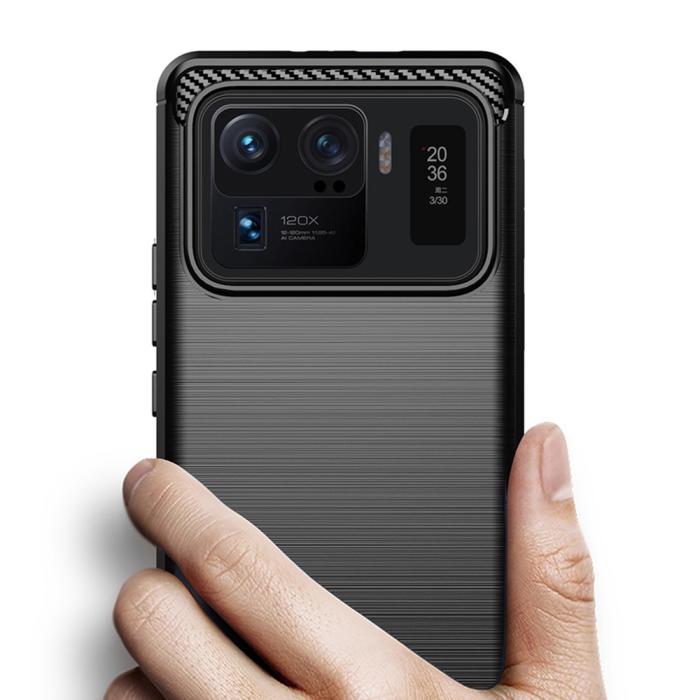 UTGATT1 - CARBON skal till XIAOMI Mi 11 ULTRA Svart