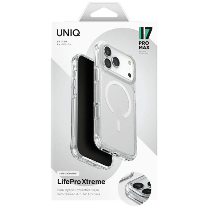 UNIQ - UNIQ iPhone 17 Pro Max Mobilskal MagSafe Lifepro Xtreme - Transparent