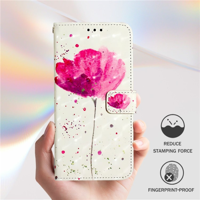 A-One Brand - iPhone 16 Pro Max Plånboksfodral Printing Pattern Med Rem