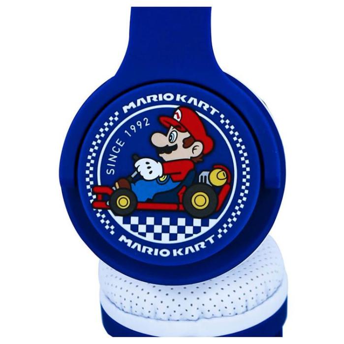 MarioKart - MarioKart Interaktiv Hörlurar/Headset On-Ear 85/94dB Bom-Mikrofon - Blå