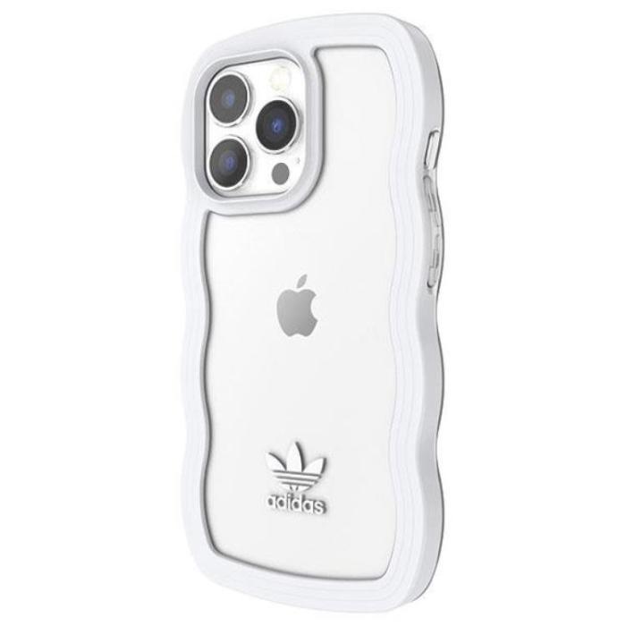 Adidas - Adidas iPhone 13/13 Pro Mobilskal OR Wavy - Vit/Transparent