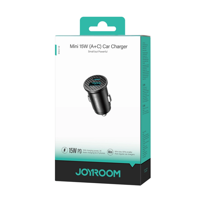 Joyroom - Joyroom Mini Billaddare 15W JR-CCN16 - Svart