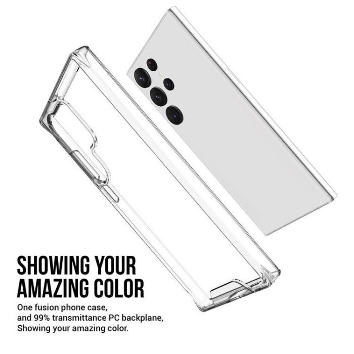 A-One Brand - Galaxy S24 Ultra Mobilskal Military Grade - Clear