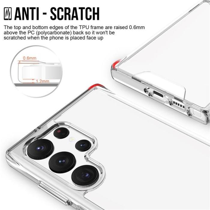 A-One Brand - Galaxy S24 Ultra Mobilskal Military Grade - Clear
