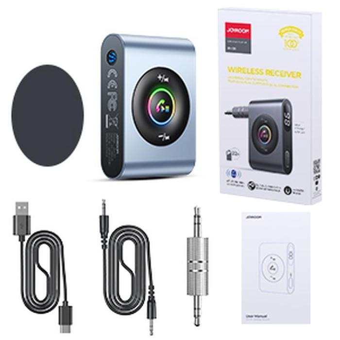 Joyroom - Joyroom Bil Bluetooth 5.3 Sändare och Handsfree Kit - Blå