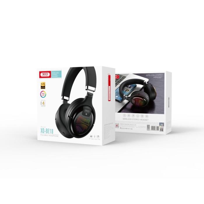 OEM - Bluetooth-hörlurar XO BE18 svart