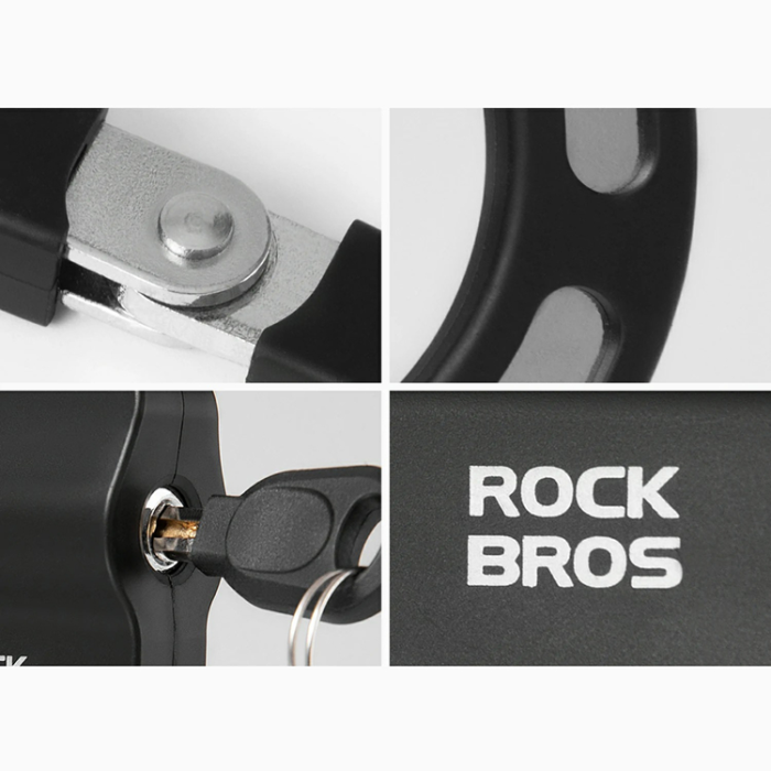 Rockbros - Rockbros Kedjelås för Skotrar och Cyklar 85922 - Svart
