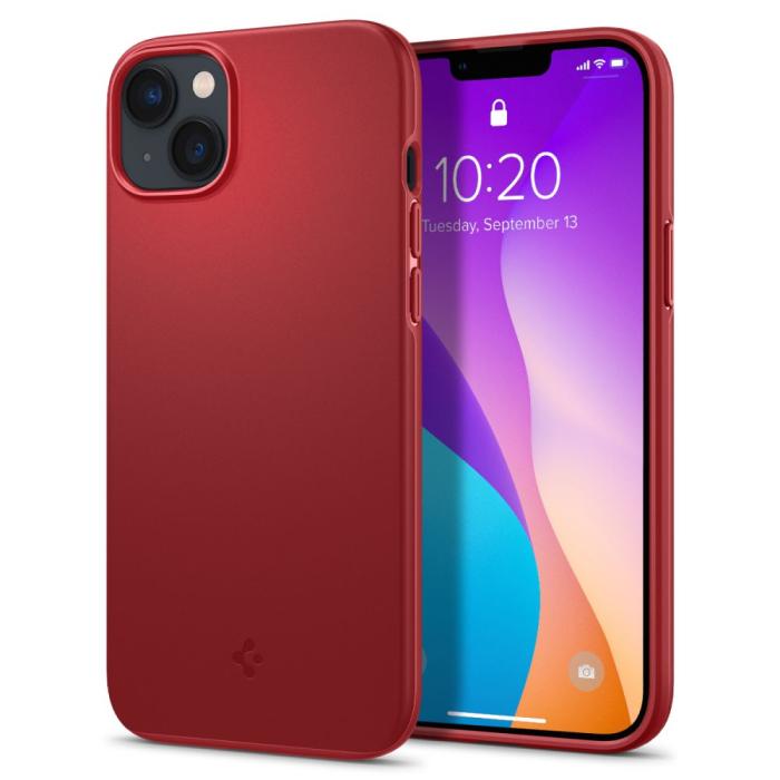UTGATT1 - Spigen iPhone 14 Skal Thin Fit - Röd