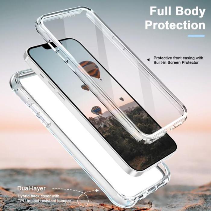 A-One Brand - iPhone 14 Pro Max Skal 360 Marble - Brun