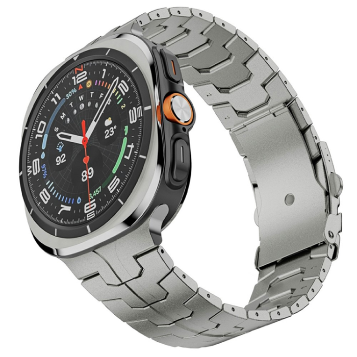 A-One Brand - Galaxy Watch 8 (40mm/44mm) 8 Classic (46mm) Armband - Titanium