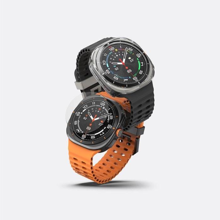 Ringke - Ringke Samsung Galaxy Watch Ultra (47 mm) Skal + Härdat Glas Skärmskydd