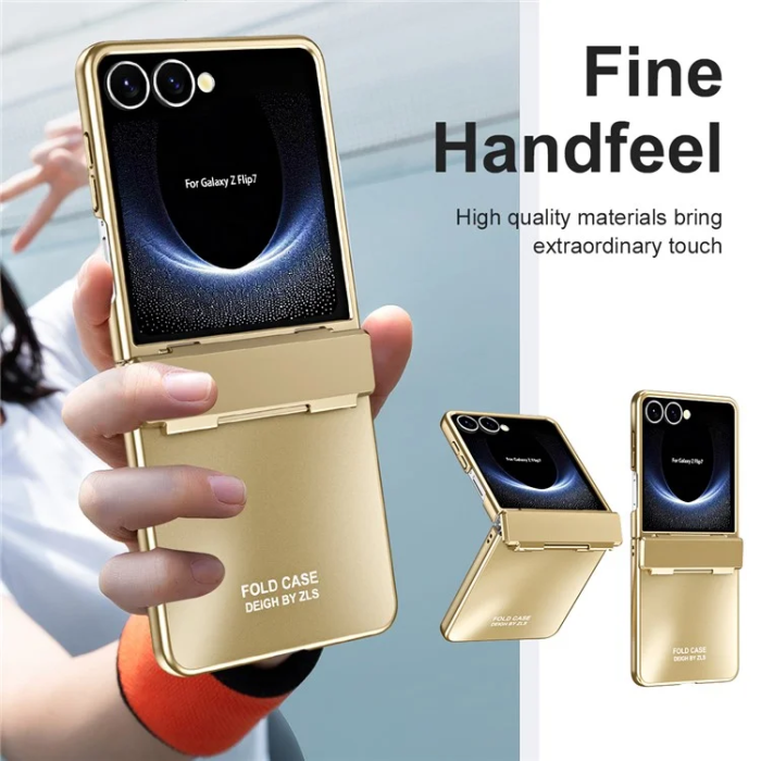 A-One Brand - Galaxy Z Flip 7 Mobilskal Electroplating - Guld