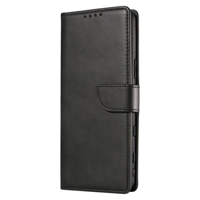 UTGATT1 - Magnet Elegant Kickstand Fodral Sony Xperia 10 III - Svart
