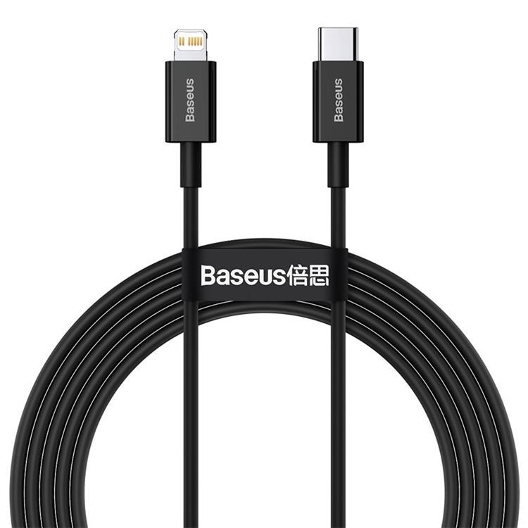 Produktfoto för Baseus Superior Series Cable USB-C to iP 20W PD 2m (black)