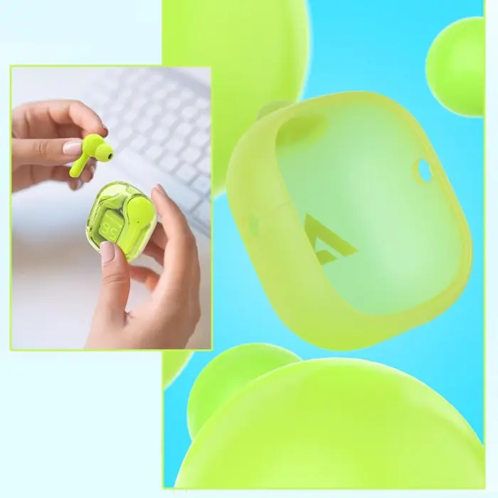 Acefast - Acefast In-ear Trådlösa Hörlurar TWS Bluetooth - Grön
