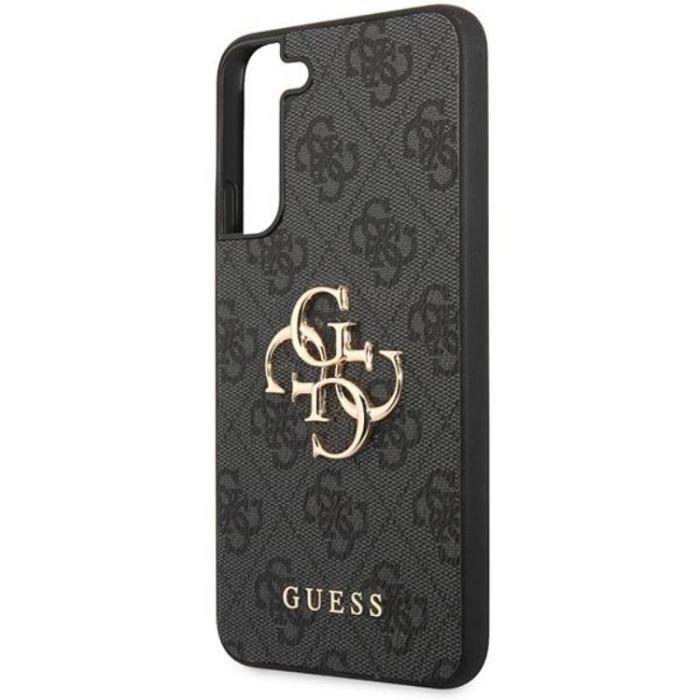Guess - Guess Galaxy S23 Skal Big Metall Logo - Grå