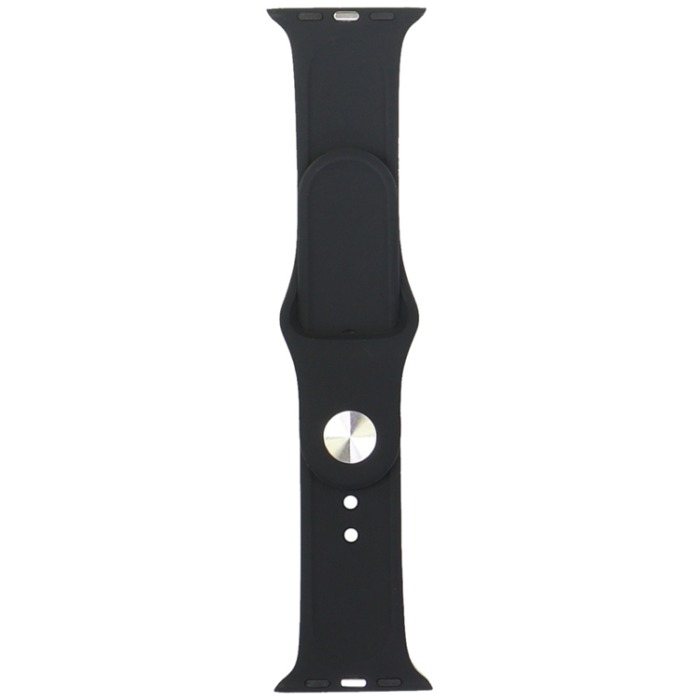 Audi - Audi Apple Watch 44/45/46/49mm Armband Sport Logo - Svart