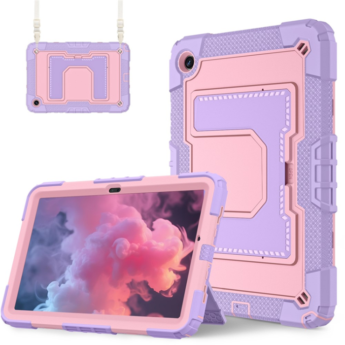 A-One Brand - Galaxy Tab A9 Plus Skal Kickstand Med Rem Anti Drop