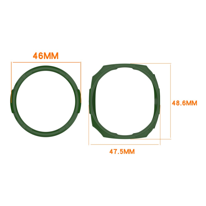 A-One Brand - Galaxy Watch 8 Classic (46mm) Skal Hollow Design - Midnattsblå